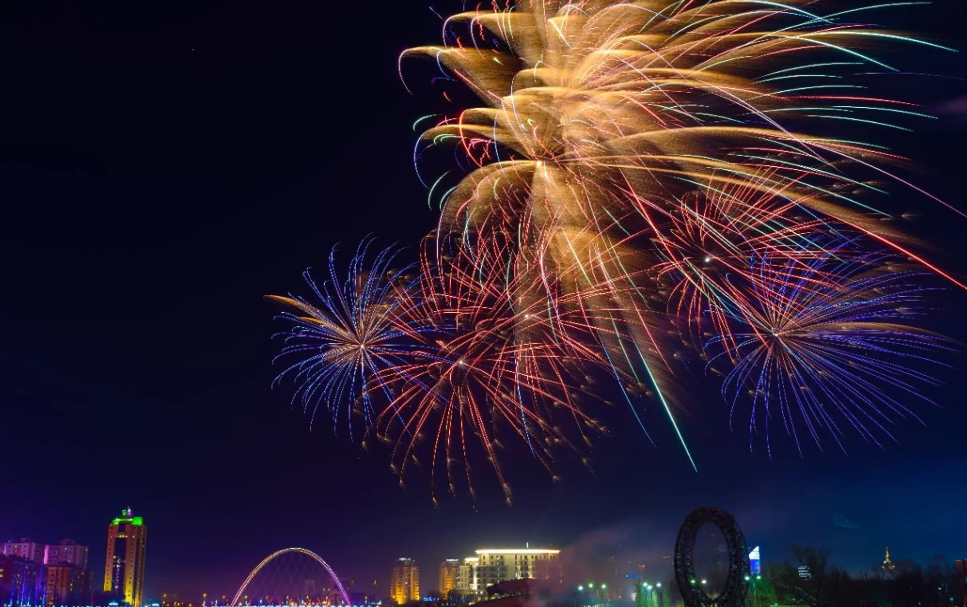 Капитал - Где посмотреть праздничный фейерверк в Астане?