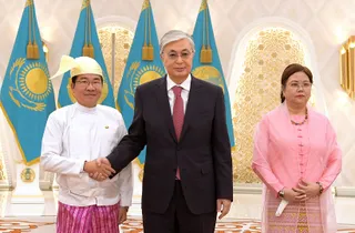 Капитал - Верительные грамоты Президенту РК вручили послы четырех стран