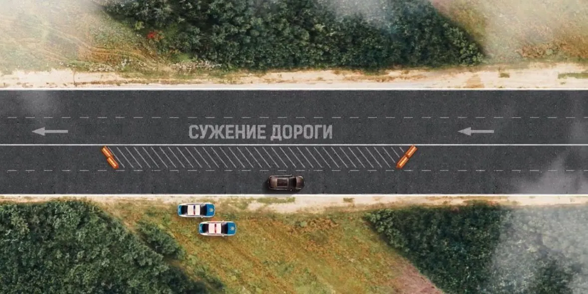 Опасные участки трасс в Казахстане будут сужать