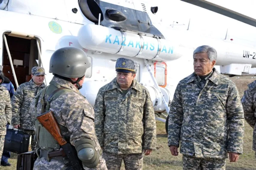 Капитал - Имангали Тасмагамбетов проверил войска южного региона