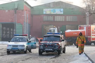 Капитал - В Алматы загорелось трамвайное депо