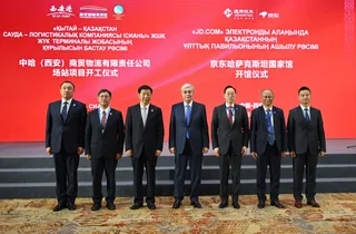 Капитал - Президент открыл Национальный павильон РК на площадке JD.com