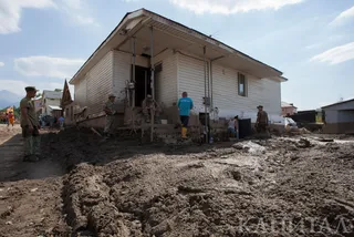 Капитал - Улицы Наурызбайского района почти очищены от грязекаменного потока