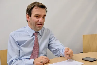 Глава ЕБРР в Казахстане Агрис Прейманис. Фотограф: Владимир Третьяков