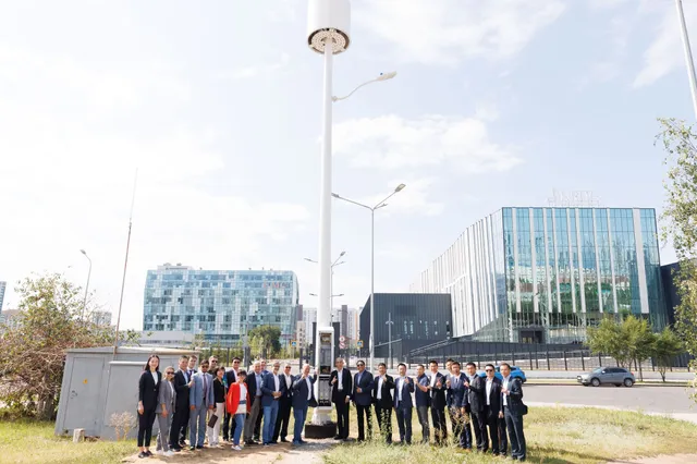 Решение Magic Pole установлено в центре Астаны