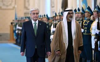 Капитал - В Акорде провели церемонию встречи наследного принца Абу-Даби