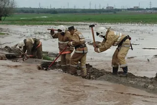 Капитал - Река Каргалы вновь выходит из берегов