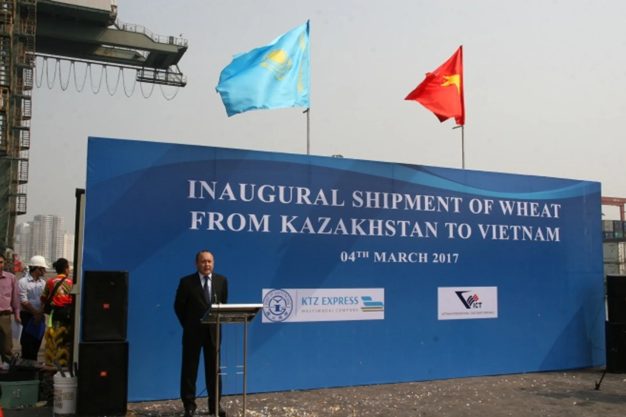 Казахстанская пшеница доставлена во Вьетнам - Image Kapital.kz