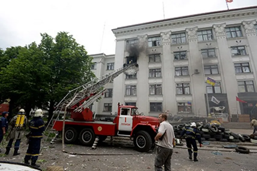 Капитал - Украина бомбит Луганск