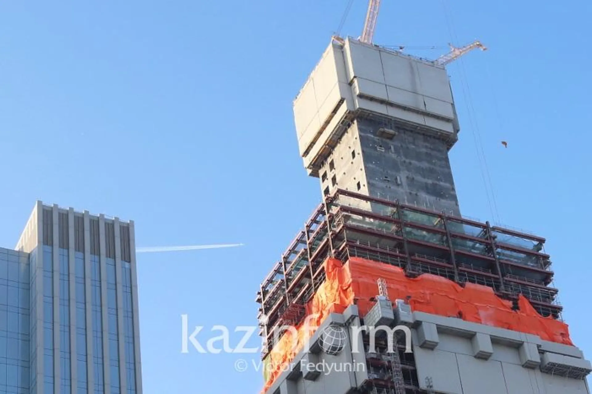 Капитал - В Астане горела «Абу-Даби Плаза»