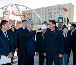 Капитал - Амандык Баталов проверил строительство объектов