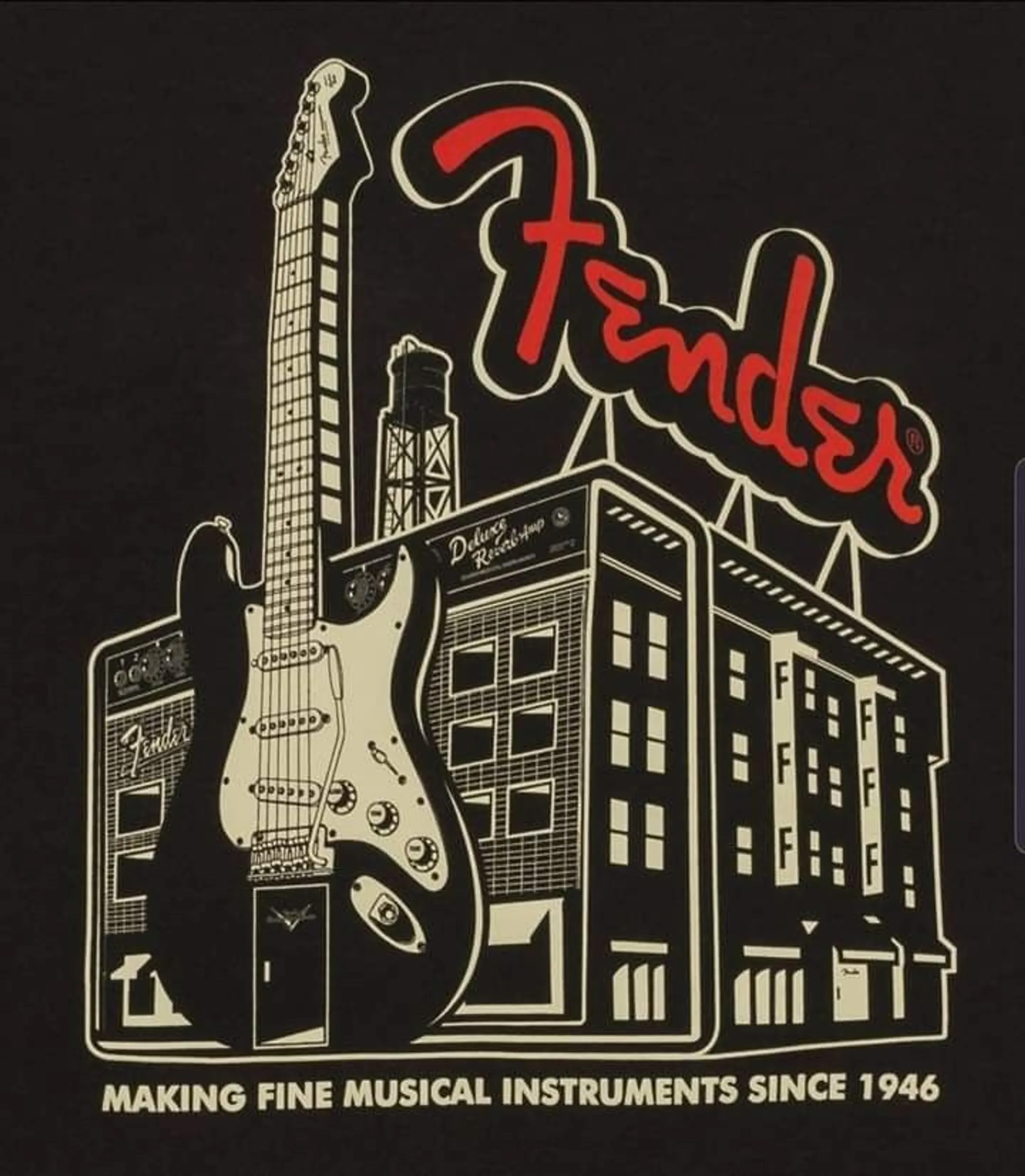 Реклама Fender 1950 года