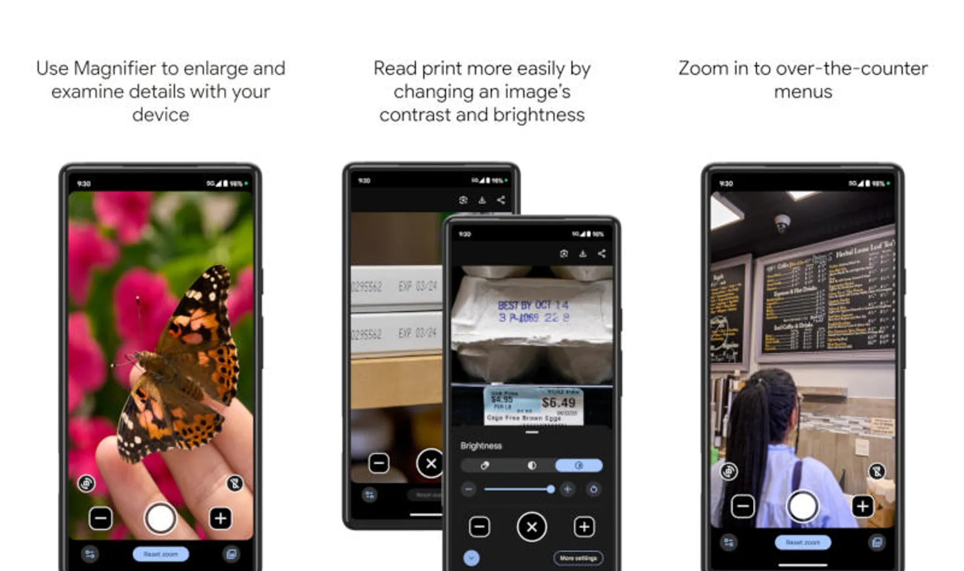 Капитал - Google выпустила приложение Magnifier для людей со слабым зрением