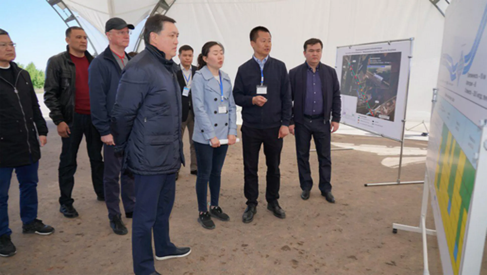 Капитал - Премьер проинспектировал строительство транспортных проектов столицы