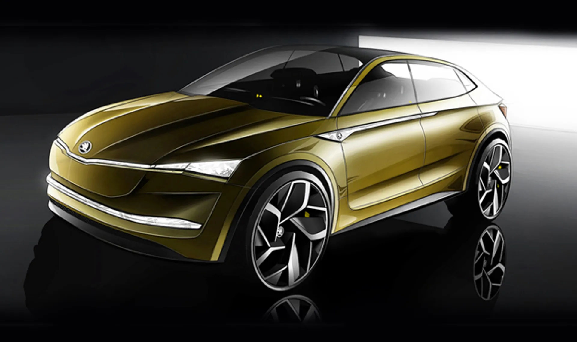 Капитал - Skoda показала свой первый электрический кроссовер