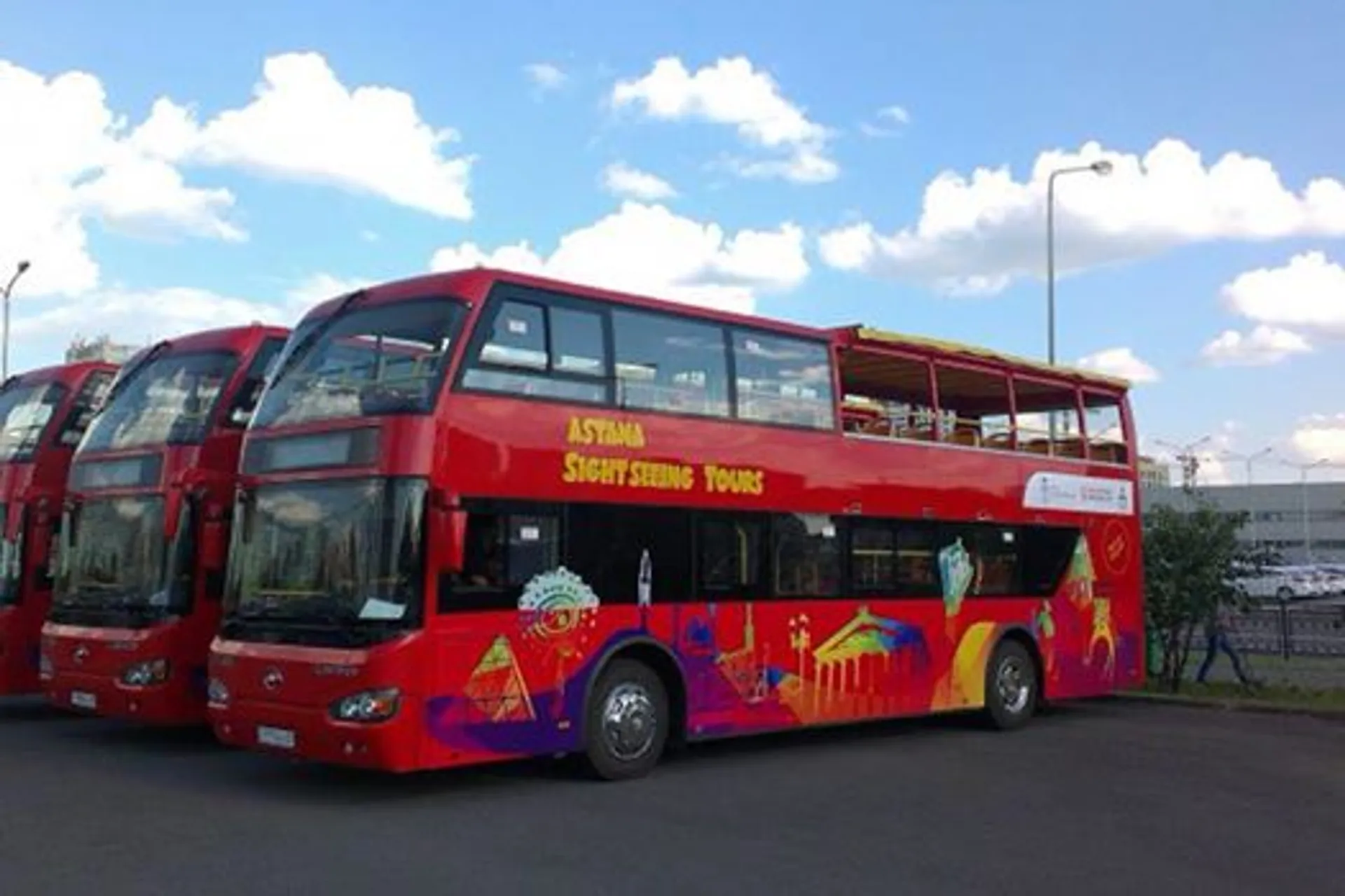 Капитал - В Астане появились новые двухэтажные автобусы