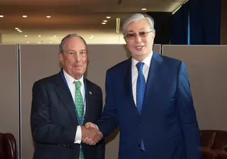 Капитал - Президент пригласил Майкла Блумберга посетить Казахстан