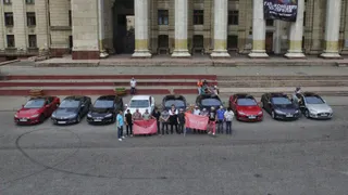 Капитал - В Алматы состоялся пробег Tesla