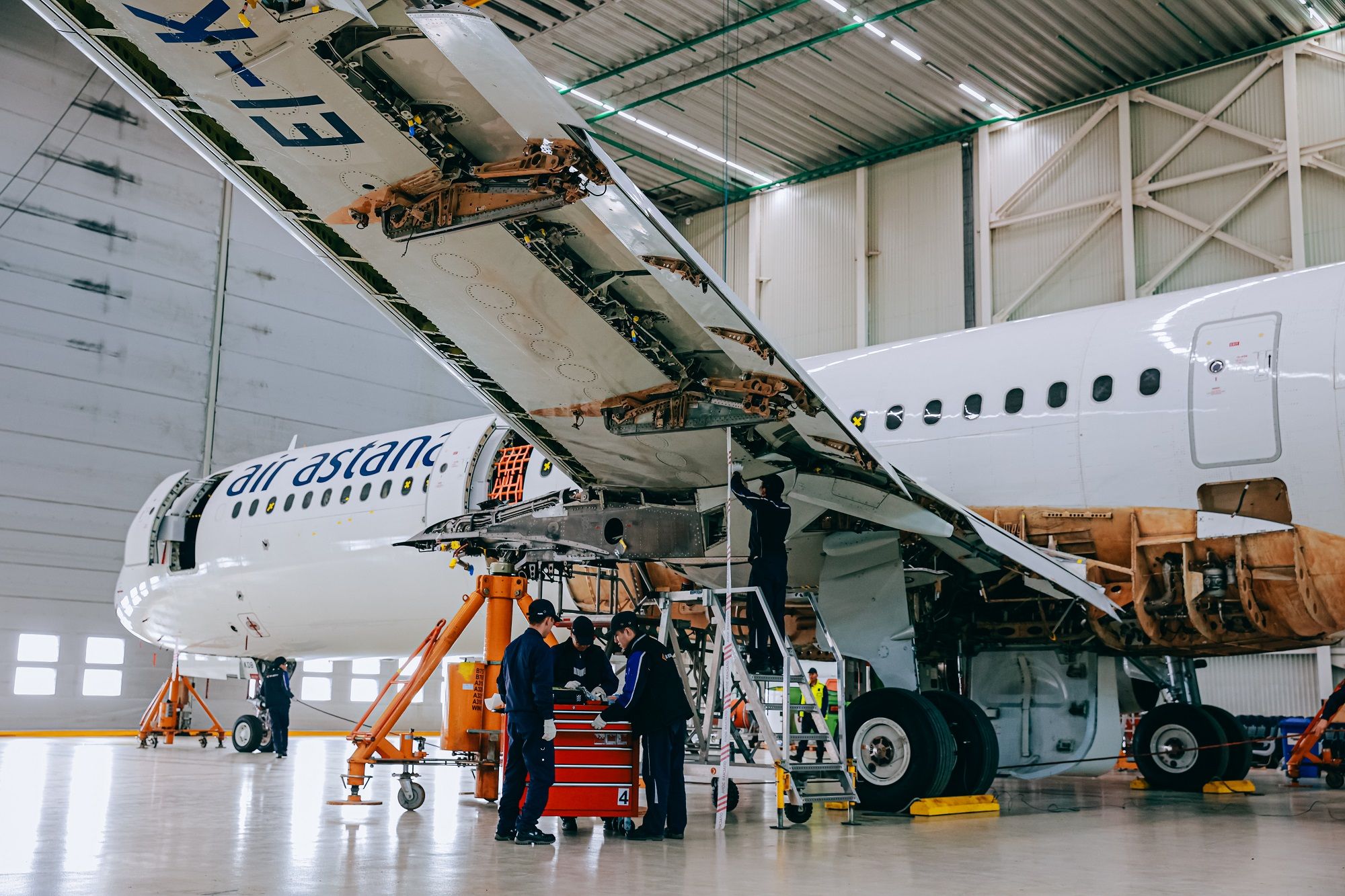 Air Astana провела 12-летний C-check  3486173 — Kapital.kz 