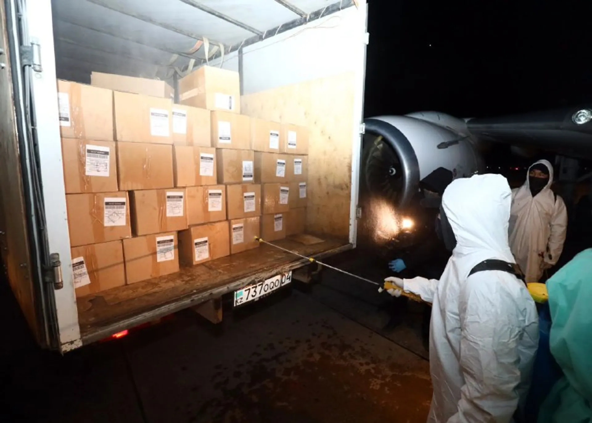 Капитал - В Казахстан прибыла гуманитарная помощь из Польши