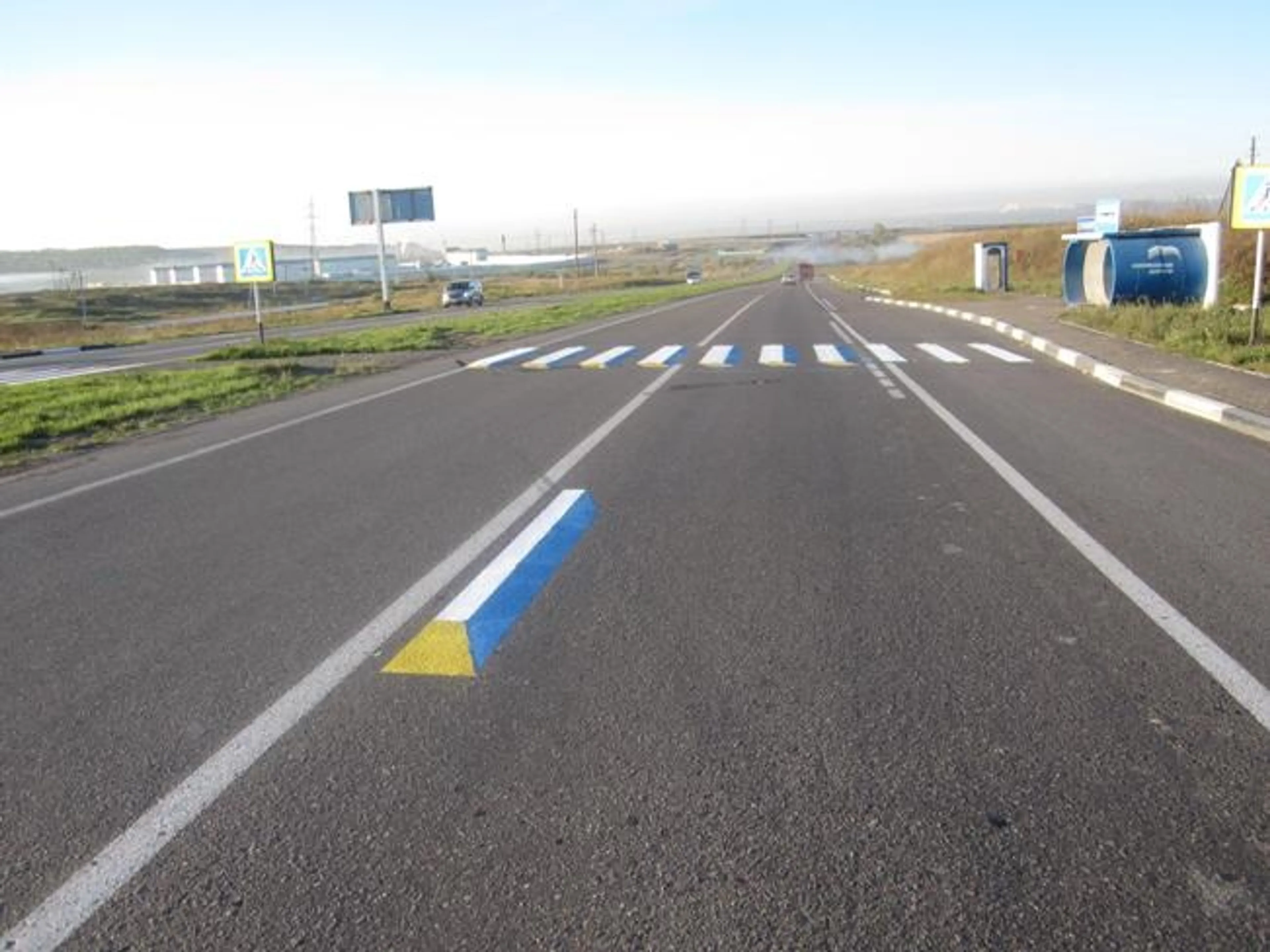 Капитал - 3D-зебры появились на дорогах Бишкека