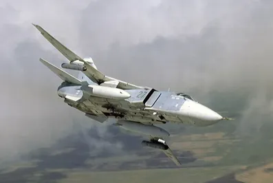 На границе с Турцией сбили российский бомбардировщик