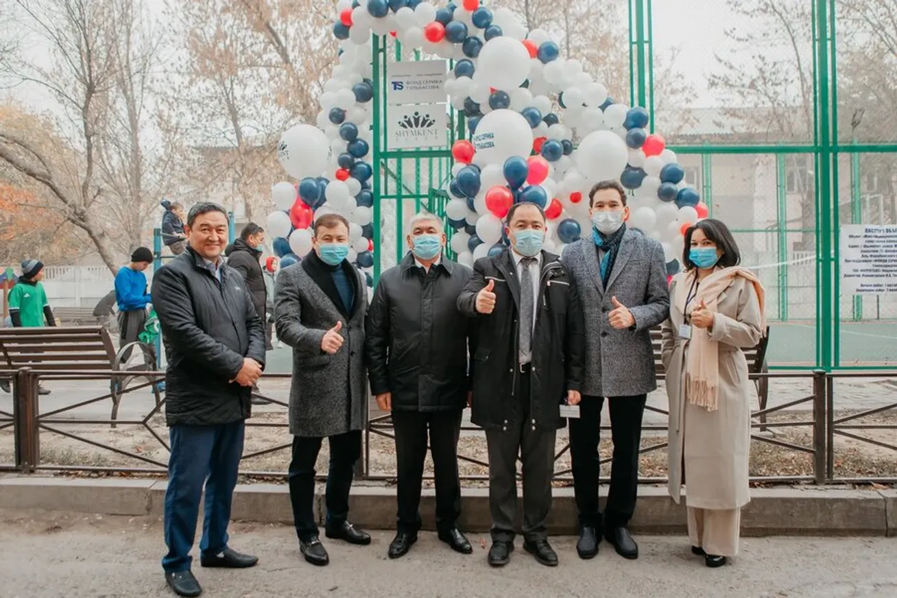 Спонсоры строят в Шымкенте спортивные зоны - фото kapital.kz