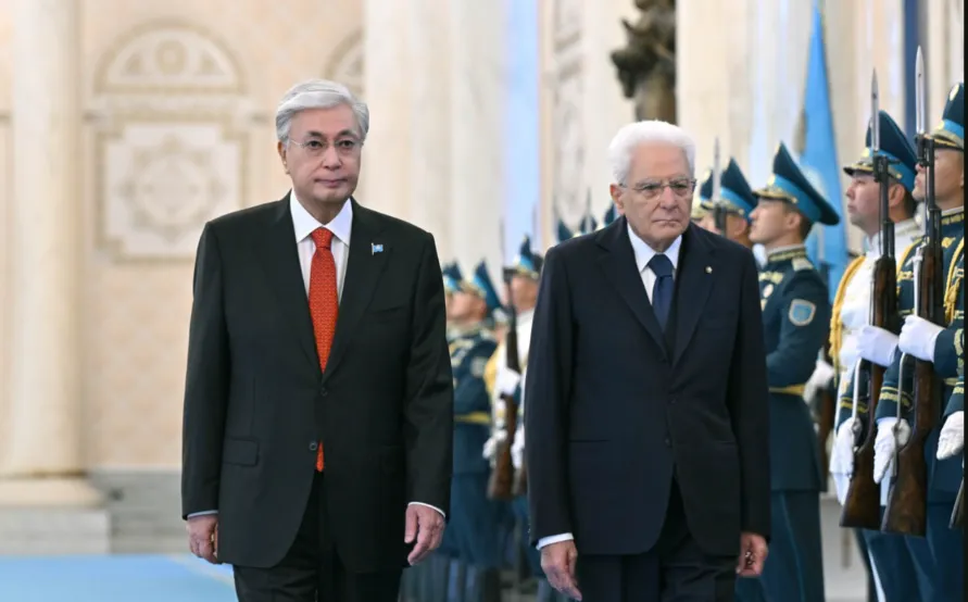 Президент Италии прибыл с официальным визитом в Астану