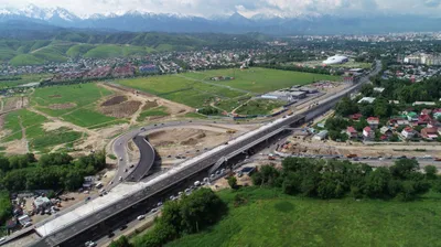 В Алматы открыли движение по эстакаде на развязке Рыскулова – Кульджинский тракт