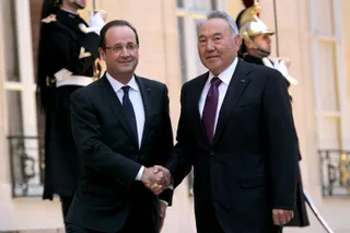 Капитал - Назарбаев и Олланд обсудили условия для снятия санкций ЕС в отношении России