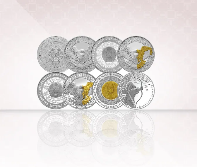 Капитал - Коллекционные монеты BÚRKIT и KÓSHPENDI SADAǴY начнут продавать с 24 апреля